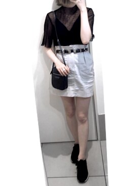 「IOSSELLIANI（イオッセリアーニ）のアイテム（リング）」を使った、772さん（レディース・164cm）の夏コーディネート