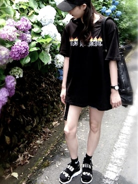 「IOSSELLIANI（イオッセリアーニ）のアイテム（リング）」を使った、772さん（レディース・164cm）の夏コーディネート
