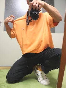 「NIKE（ナイキ）のNIKE/ナイキ グランドテラス 654495（スニーカー）」を使った、muuuさん（メンズ・165cm）の夏コーディネート