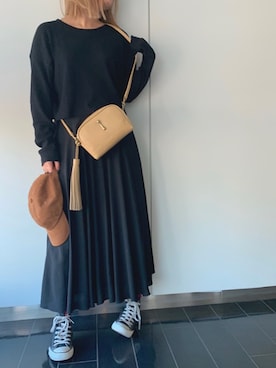 「TOFF&LOADSTONE（トフアンドロードストーン）のアイテム」を使った、mapleさん（レディース・158cm）の冬コーディネート