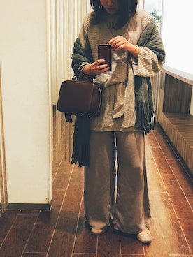 misakiさん（レディース・157cm）の冬コーディネート