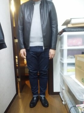 Yさん(メンズ・176cm)の冬コーディネート