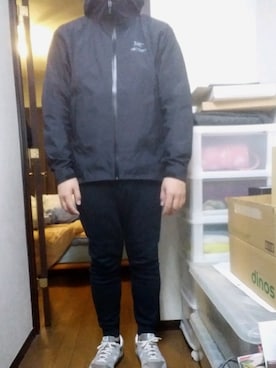 「ARC'TERYX（アークテリクス）のアイテム（ブルゾン）」を使った、Yさん（メンズ・176cm）の冬コーディネート