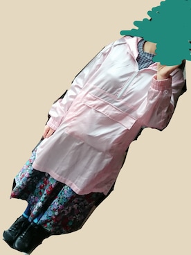 「FOREVER 21（フォーエバー トゥエンティーワン）のアイテム（その他トップス、ピンク系）」を使った、えりちゃんさん（レディース）の秋コーディネート