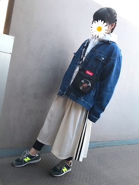 ゆずこしょーぅ。さん（レディース・161cm）の春コーディネート