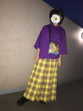 「JK」｜「アイテム（パーカー）」を使った、ゆずこしょーぅ。さん（レディース・161cm）の秋コーディネート