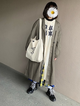 ゆずこしょーぅ。さん（レディース・161cm）の冬コーディネート