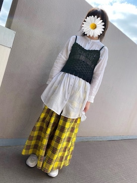 ゆずこしょーぅ。さん（レディース・161cm）の夏コーディネート