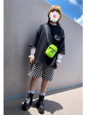 ゆずこしょーぅ。さん(レディース・161cm)の春コーディネート