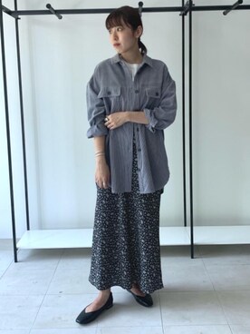 「under160」｜shimazu_rさん（レディース・159cm）の夏コーディネート