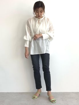 「Denim styling」｜shimazu_rさん（レディース・159cm）の春コーディネート
