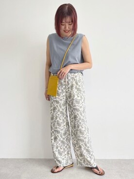 「JUSTINE CLENQUET（ジュスティーヌクランケ）の[ ジュスティーヌ クランケ ] JUSTINE CLENQUET FM norma チョーカー（ネックレス）」を使った、shimazu_rさん（レディース・159cm）の春コーディネート