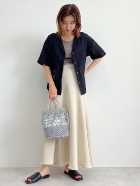 shimazu_rさん（レディース・159cm）の夏コーディネート