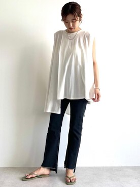 shimazu_rさん（レディース・159cm）の夏コーディネート