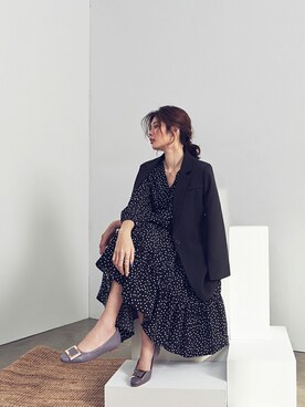 D+AF|トレンドシューズ👠さん(レディース・161cm)の春コーディネート