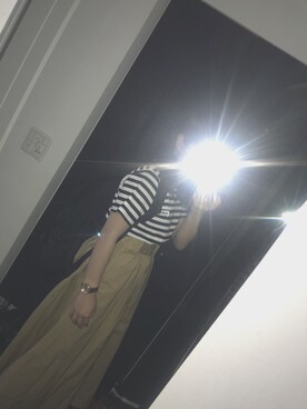「w closet」｜「アイテム（腕時計）」を使った、maika.さん（レディース・153cm）の春コーディネート