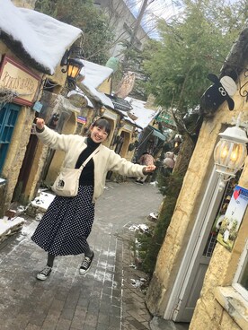 「ARROW（アロー）のアイテム（ジャケット/アウター）」を使った、ayakaさん（レディース・159cm）の冬コーディネート