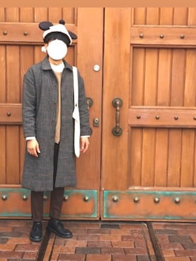 ustさん（メンズ・181cm）の冬コーディネート