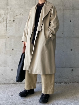 「yoko sakamoto（ヨーコサカモト）のアイテム（トップス）」を使った、takumiさん（メンズ・172cm）の冬コーディネート