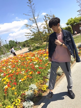 「ハイテクスニーカー」｜Ryoさん（メンズ・173cm・10代）の春コーディネート