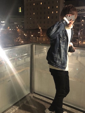 「ポールスミス」｜「アイテム（財布/小物）」を使った、Daichiさん（メンズ・174cm）の春コーディネート
