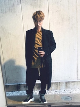 「ミックスコーデ」｜「アイテム（ジャケット/アウター）」を使った、RT_23さん（メンズ・170cm）の冬コーディネート