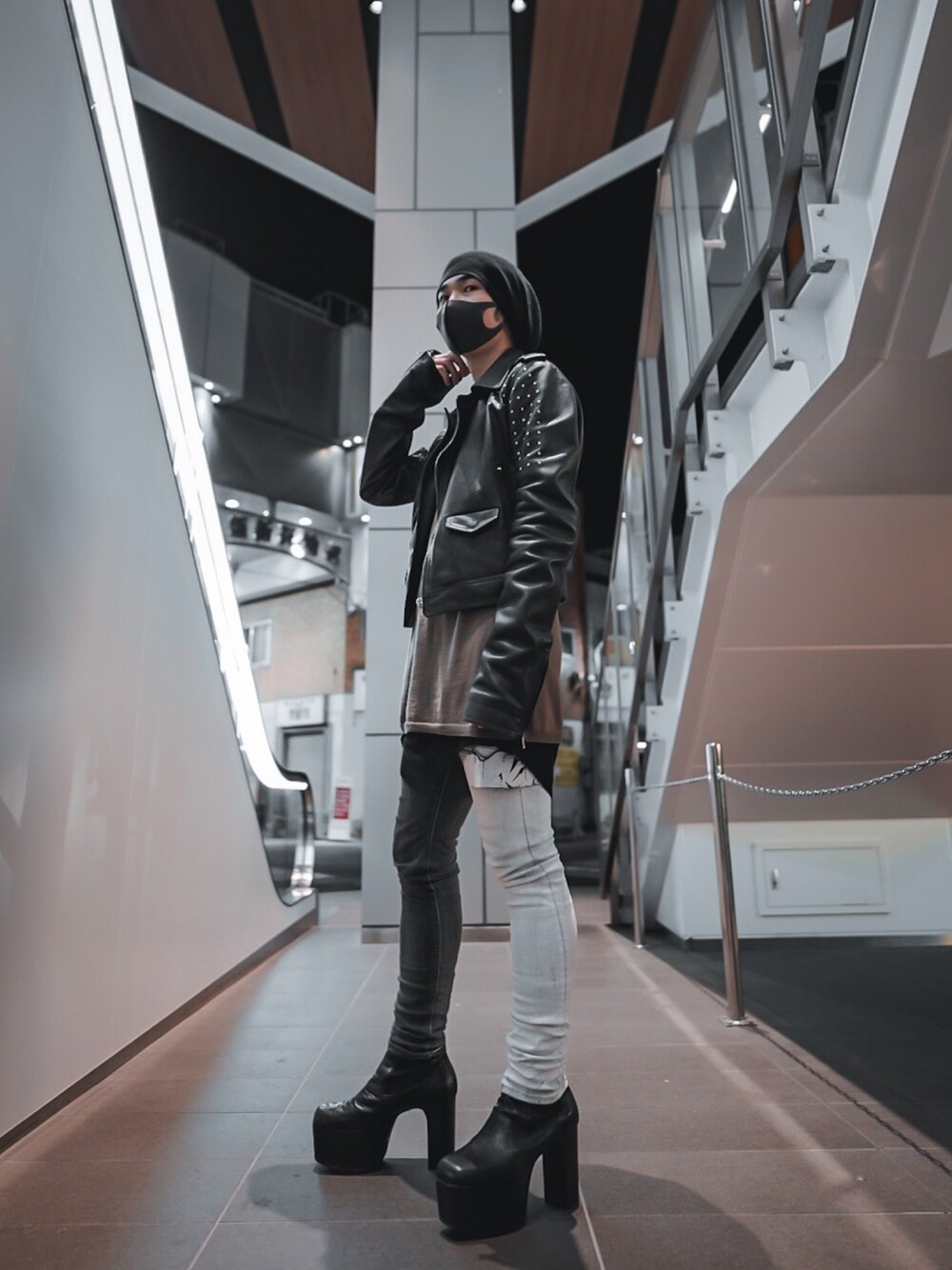 rick owens リックオウエンス　バケットハット　スウェードレザーブラック rick owens リックオウエンス バケットハット スウェードレザー