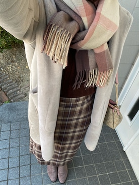 「Simplicite（サンプリシテ）のアイテム（その他アウター）」を使った、kanae*さん（レディース・164cm）の冬コーディネート
