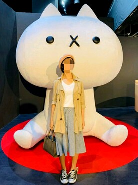 「French」｜Evelyn Haung さん（レディース・157cm）の夏コーディネート