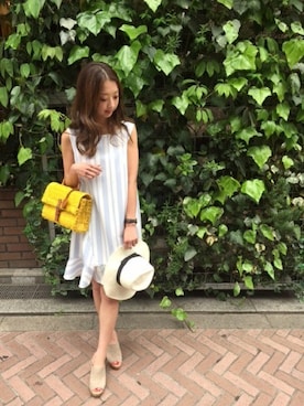 「LIMITLESS LUXURY」｜「アイテム（ワンピース/ドレス）」を使った、yumiさん（レディース・158cm）の春コーディネート