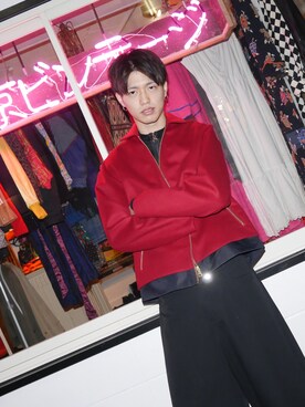 「STUDIOUS HIGH（ストゥディオスハイ）のアイテム」を使った、天さん（メンズ・183cm）の秋コーディネート