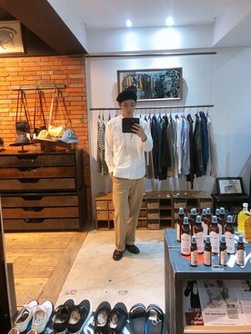 「OLD JOE & CO.（オールドジョーアンドコー）のアイテム（トップス）」を使った、yaruzyannさん（メンズ・180cm）の春コーディネート