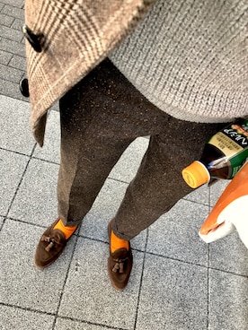 「De Petrillo（デペトリロ）のアイテム」を使った、きっどマンさん（メンズ・175cm）の冬コーディネート