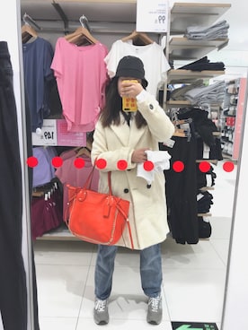 「ba&sh（バッシュ）のアイテム」を使った、Leahさん（レディース・167cm）の冬コーディネート