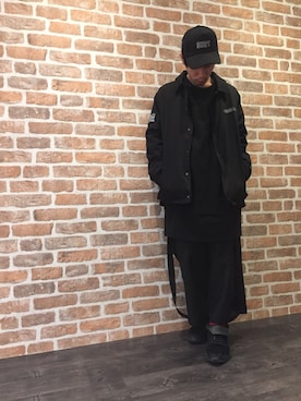 「DANKE SCHON（ダンケシェーン）のアイテム（ブルゾン）」を使った、KAWAKITA SHOICHIさん（メンズ・175cm）の春コーディネート