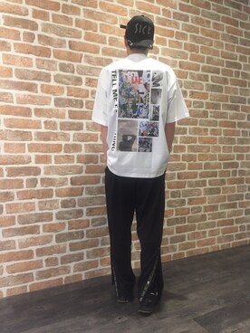 「soe（ソーイ）のアイテム（トップス）」を使った、KAWAKITA SHOICHIさん（メンズ・175cm）の夏コーディネート