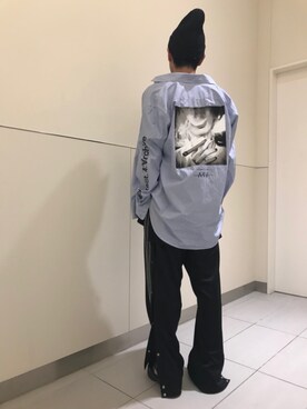 「L.H.P（エルエイチピー）のアイテム」を使った、KAWAKITA SHOICHIさん（メンズ・175cm）の秋コーディネート