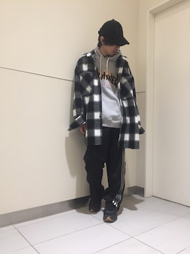 「THRASHER（スラッシャー）のアイテム」を使った、KAWAKITA SHOICHIさん（メンズ・175cm）の冬コーディネート