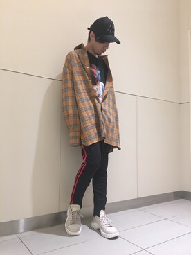 「Chica（チカ）のアイテム」を使った、KAWAKITA SHOICHIさん（メンズ・175cm）の夏コーディネート