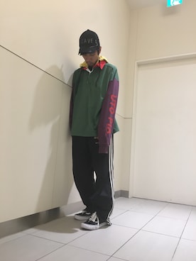 「AZSのアイテム」を使った、KAWAKITA SHOICHIさん（メンズ・175cm）の秋コーディネート