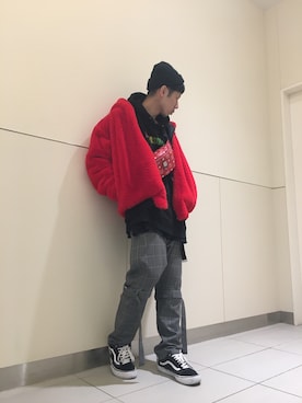 「MCM（エムシーエム）のアイテム」を使った、KAWAKITA SHOICHIさん（メンズ・175cm）の秋コーディネート