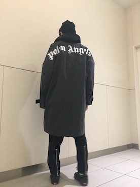 「Palm Angels（パームエンジェルス）のアイテム」を使った、KAWAKITA SHOICHIさん（メンズ・175cm）の冬コーディネート