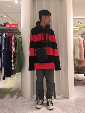 「JUUN.J（ジュンジェイ）のアイテム」を使った、KAWAKITA SHOICHIさん（メンズ・175cm）の冬コーディネート