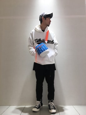 「AZSのアイテム（キャップ）」を使った、KAWAKITA SHOICHIさん（メンズ・175cm）の冬コーディネート