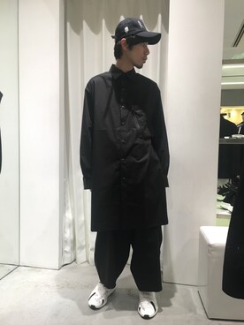 「AZSのアイテム（キャップ）」を使った、KAWAKITA SHOICHIさん（メンズ・175cm）の春コーディネート