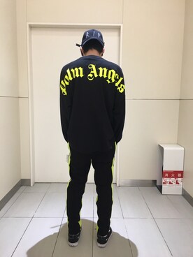 「AZSのアイテム（キャップ）」を使った、KAWAKITA SHOICHIさん（メンズ・175cm）の春コーディネート