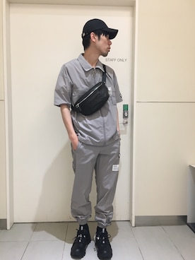 「L.H.P（エルエイチピー）のアイテム（パンツ）」を使った、KAWAKITA SHOICHIさん（メンズ・175cm）の夏コーディネート