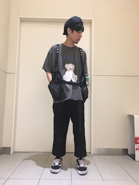 「AZSのアイテム」を使った、KAWAKITA SHOICHIさん（メンズ・175cm）の夏コーディネート