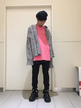 「black eye patch」｜KAWAKITA SHOICHIさん（メンズ・175cm）の秋コーディネート
