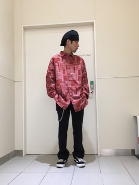 「soe（ソーイ）のアイテム」を使った、KAWAKITA SHOICHIさん（メンズ・175cm）の秋コーディネート